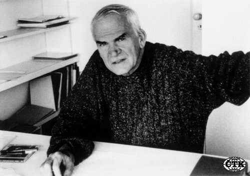 Milan Kundera, spisovatel a básník.