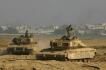 Ilustrační foto - Tanky izraelské armády v pásmu Gazy.