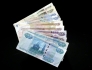 Ruský rubl, bankovky, peníze.