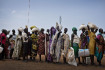 Ilustrační foto - Fronta na potravinovou pomoc v Bentiu v Jižním Súdánu.