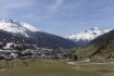 Pohled na údolí a svahy lyžařského střediska Val Cenis ve Francii, které hostilo v závěru března 2017 setkání Mezinárodního ski klubu novinářů (SCIJ).