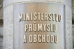 Ilustrační foto - Ministerstvo průmyslu a obchodu (na snímku ze 7. května 2013 je cedule na budově ministerstva v Opletalově ulici v Praze).