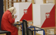 Žena u voleb v Polsku.