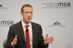 Šéf technologické skupiny Meta Mark Zuckerberg na bezpečnostní konferenci v Mnichově 15. února 2020.