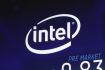 Logo amerického výrobce počítačových čipů Intel.