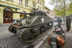 V Plzni pokračovaly 7. května 2021 Slavnosti svobody jako připomínka 76. výročí osvobození města americkou armádou na konci druhé světové války. Na snímku je tank Sherman.