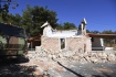 Zemětřesením zničený kostel na řeckém ostrově Kréta, 27. září 2021.