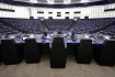 Pohled do sáli Evropského parlamentu ve Štrasburku.