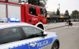 Záchranáři před uhelným dolem Pniówek v jihopolských Pawlowicích 20. dubna 2022. Dva podzemní výbuchy metanu zabily pět lidí.