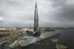 Ilustrační foto - Pohled na mrakodrap Lakhta, sídlo ruského plynárenského monopolu Gazprom v Petrohradě. 