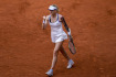 Ilustrační foto - Česká tenistka Tereza Martincová v 1. kole turnaje v Madridu, 29. dubna 2022.