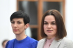Předsedkyně Poslanecké sněmovny Markéta Pekarová Adamová přijala vůdkyni běloruské opozice Svjatlanu Cichanouskou, 10. května 2022, Poslanecká sněmovna.