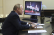 Ruský prezident Vladimir Putin při videorozhovoru se členy své bezpečnostní rady, 20. května 2022.