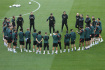 Trénink fotbalistů Liverpoolu v Paříži den před finále Ligy mistrů s Realem Madrid, 27. května 2022.
