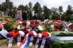 Uložení pozůstatků pěti československých válečných letců, kteří před 81 lety padli při bojové akci ve službách britského královského letectva, 23. června 2022, Bergen-op-Zoom, Nizozemsko. 