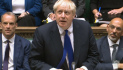 Britský premiér Boris Johnson při projevu v parlamentu 6. července 2022.