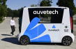 Představení autonomního minibusu společnosti Auve Tech vybaveného laserovým radarem určeného pro provoz na pražském Výstavišti, 9. srpna 2022, Praha. 