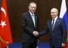 Turecký prezident Recep Tayyip Erdogan (vlevo) a ruský prezident Vladimír Putin (vpravo) během setkání na summitu CICA v Astaně v Kazachstánu 13. října 2022.