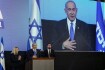 Ilustrační foto - Bývalý premiér a lídr strany Likud Benjamin Netanjahu hovoří ke svým příznivcům během vyhlašování průběžných výsledků parlamentních voleb v Izraeli, 2. listopadu 2022. 
