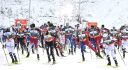 Ilustrační foto - Závod Světového poháru s hromadným startem na deset kilometrů ve finské Ruce 27. listopadu.