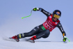 Italská lyžařka Sofia Goggiová na trati prvního sjezdu v nové sezoně Světového poháru v Lake Louise, 2. prosince 2022.