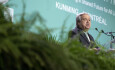 Generální tajemník OSN António Guterres během svého projevu na konferenci OSN o biologické rozmanitosti (COP15) v kanadském Montrealu 7. prosince 2022.