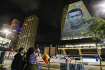Portrét zesnulého fotbalisty Pelého na budově v brazilském Sao Paulu, 29. prosince 2022.