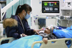 Paciet s koronavirem v čínské nemocnici, 31. prosince 2022. 
