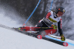 Obří slalom Světového poháru ve sjezdovém lyžování v Kranjské Goře, 7. ledna 2023. Valerie Grenierová z Kanady. 