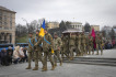Ilustrační foto - Pohřeb ukrajinského vojáka v Kyjevě, 8. ledna 2023. 