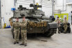 Ilustrační foto - Hlavní bojový tank 3. generace britské armády FV4034 Challenger 2 v Estonsku 19. ledna 2023.