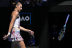 Tenisový turnaj Australian Open v Melbourne, dvouhra žen - čtvtrfinále, 25. ledna 2023. Frustrovaná Karolína Plíšková z ČR.
