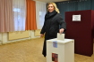 Ilustrační foto - Neúspěšná prezidentská kandidátka Danuše Nerudová ve volební místnosti ve druhém kole prezidentských voleb, 27. ledna 2023 Kuřim - Podlesí.
