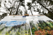 Zahájení projektu Life Adapt Brdy, přírodě blízkému hospodaření v lesích Chráněné krajinné oblasti Brdy,17. února 2023, Kolvín. Informační tabule k projektu.