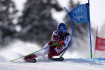 Rakouský lyžař Marco Schwarz v obřím slalomu Světového poháru v americkém Palisades Tahoe 25. února 2023.