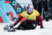 Mistrovství světa ve snowboardingu, snowboardcross ženy, 1. března 2023, Bakuriani. Česká závodnice Eva Adamczyková se raduje z vítězství.