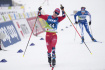 Mistrovství světa v klasickém lyžování v Planici (Slovinsko), běh mužů - 15 km volně, 1. března 2023. Vítěz závodu Simen Hegstad Krüger z Norska. 