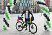 Michal Kamermeier, který na sociálních sítích vystupuje jako Majk na cestách, se chystá na kole vyrazit na půlroční benefiční výpravu z Brna do Singapuru ve prospěch charitativní organizace Dnes pomáhám, 12. března 2023, Brno.