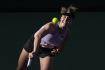 Ilustrační foto - Česká tenistka Linda Nosková ve 3. kole turnaje v Indian Wells, 13. března 2023.