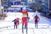 Ilustrační foto - Sprint SP v Drammenu. Na snímku švédský lyžař Johannes Hoesflot Klaebo v Norsku 14. března 2023.

