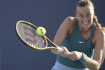 Česká tenistka Petra Kvitová v osmifinále turnaje v Miami, 27. března 2023.