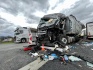Dva kamiony se 15. dubna 2023 srazily na silnici I/68 mezi Třanovicemi a Třincem na Frýdecko-Místecku. Jeden z kamionů přejel do protisměru a s druhým vozem se srazil čelně. Jeden z řidičů utrpěl vážná zranění, z vozidla jej museli vyprostit. 