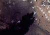 Satelitní snímek bojů na letišti v súdánském Chartúmu, 16. dubna 2023. 