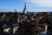 Ilustrační foto - Pohled na historickou čtvrť estonské metropole Tallinnu, 20. dubna 2023.