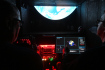Karlovarská hvězdárna rozšiřuje svůj program virtuálního řízení kosmické lodi. Na snímku z 27. dubna 2023 je pilotní kabina.
