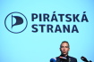 Zasedání celostátního fóra České pirátské strany, 29. dubna 2023 v Liberci. Předseda strany Ivan Bartoš.