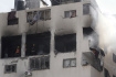 Dům zasažený izraelským leteckým útokem v Pásmu Gazy, 12. května 2023.