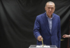 Turecký prezident Recep Tayyip Erdogan u druhého kola prezidentských voleb, 28. května 2023. 
