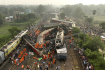 Srážka vlaků v indickém státě Odiša, 3. června 2023.