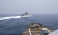 Americké námořnictvo informovalo, že čínská válečná loď v Tchajwanské průlivu provedla nebezpečný manévr v blízkosti jeho plavidla, 3. června 2023.